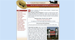 Desktop Screenshot of newtownfarmersmarket.com